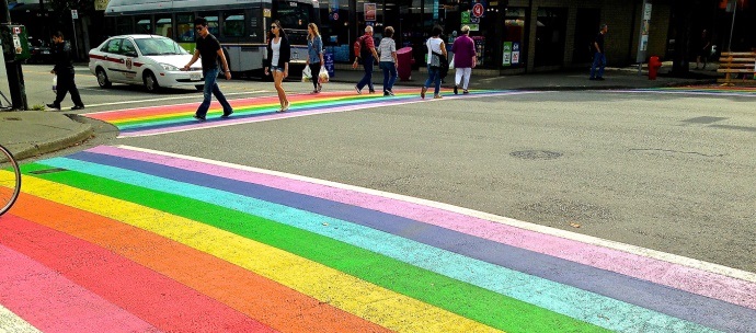 davie street crossing_gay scenes