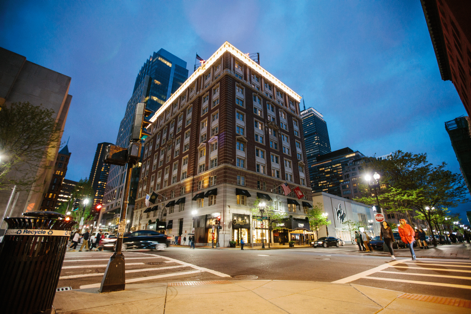 The Lenox Hotel is a gay and lesbian friendly hotel in Boston.