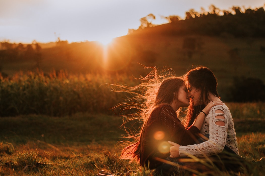 LGBT couple on their honeymoon