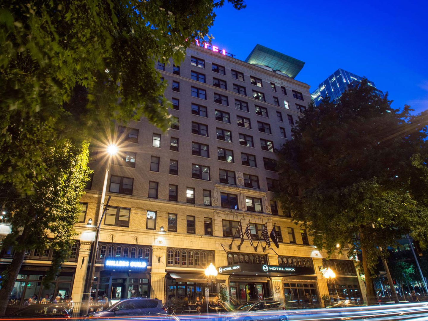 Hotel Max is a gay and lesbian friendly hotel in Seattle, United States.